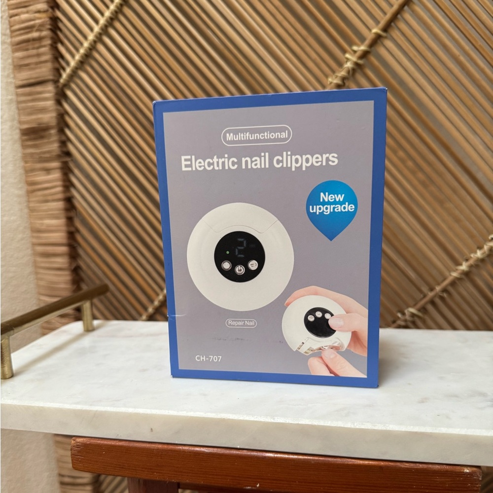 NIB! 2 in 1 Electric Nail Clipper
